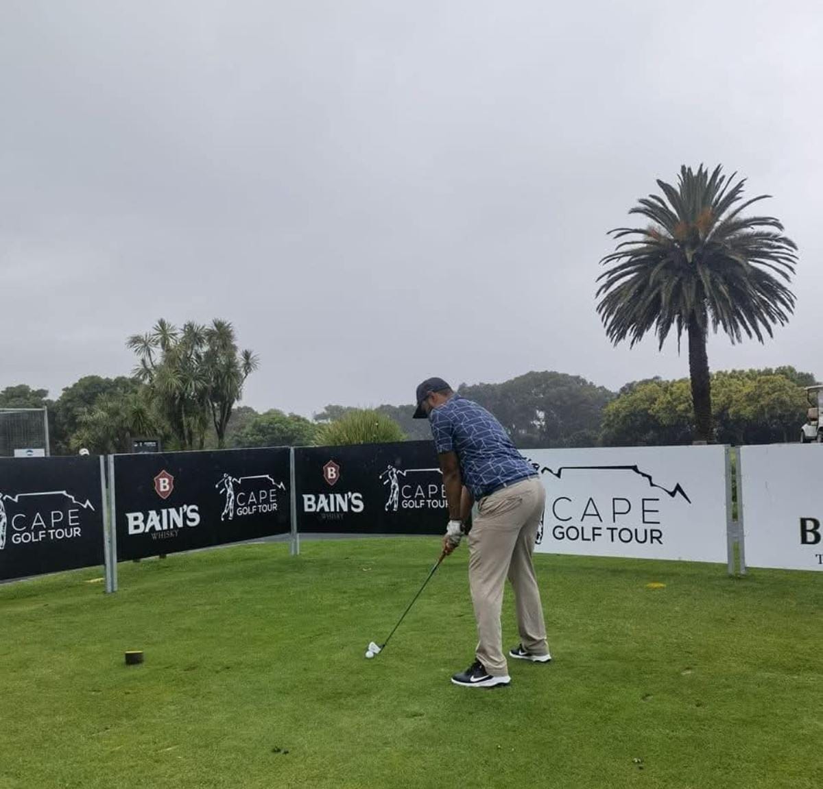 Muhammad competing on the Cape Golf Tour