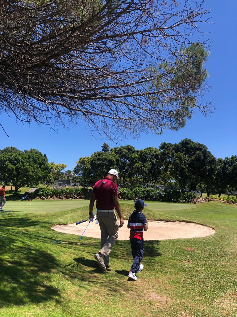 Walking to the green together
